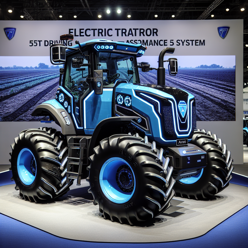 Ashok Leyland 5530 AN AVTR EV: Advanced 55T 4x2 Electric Tractor with ADAS