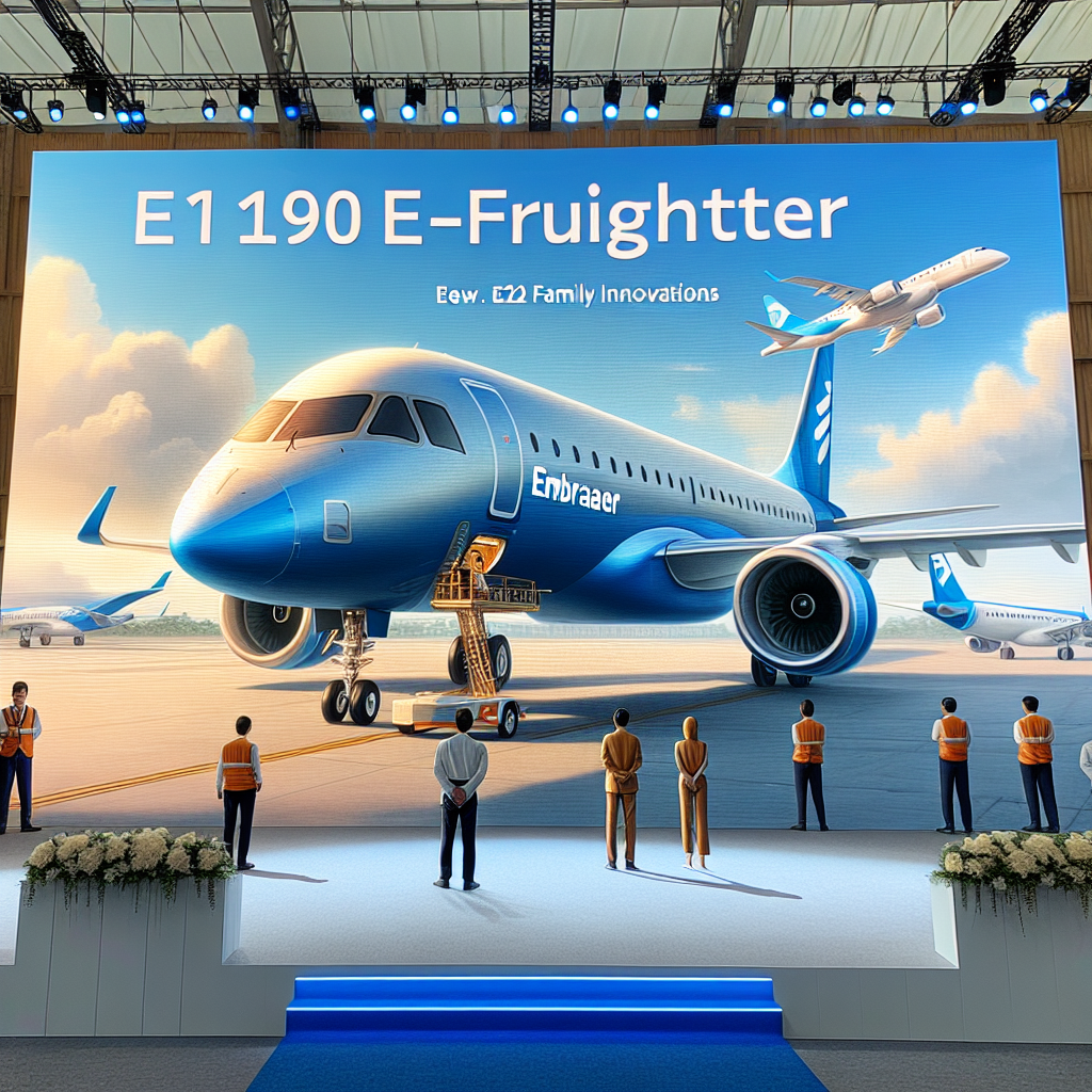 Embraer E-Jets Unveil E190F "E-Freighter" and E2 Family Innovations